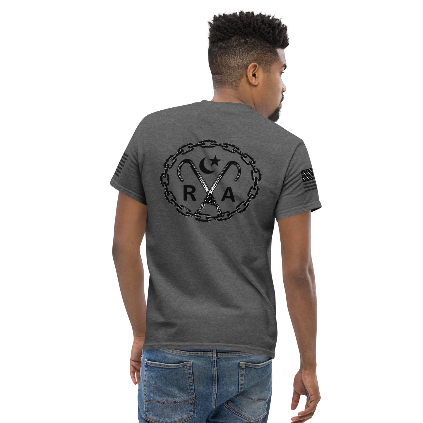 Hook and Chain - Black Ink Men's classic tee