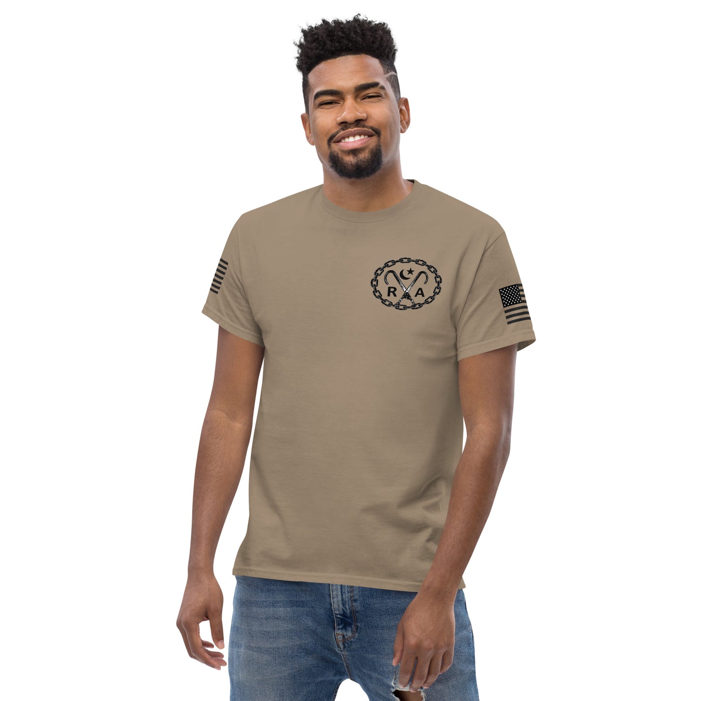 Hook and Chain - Black Ink Men's classic tee