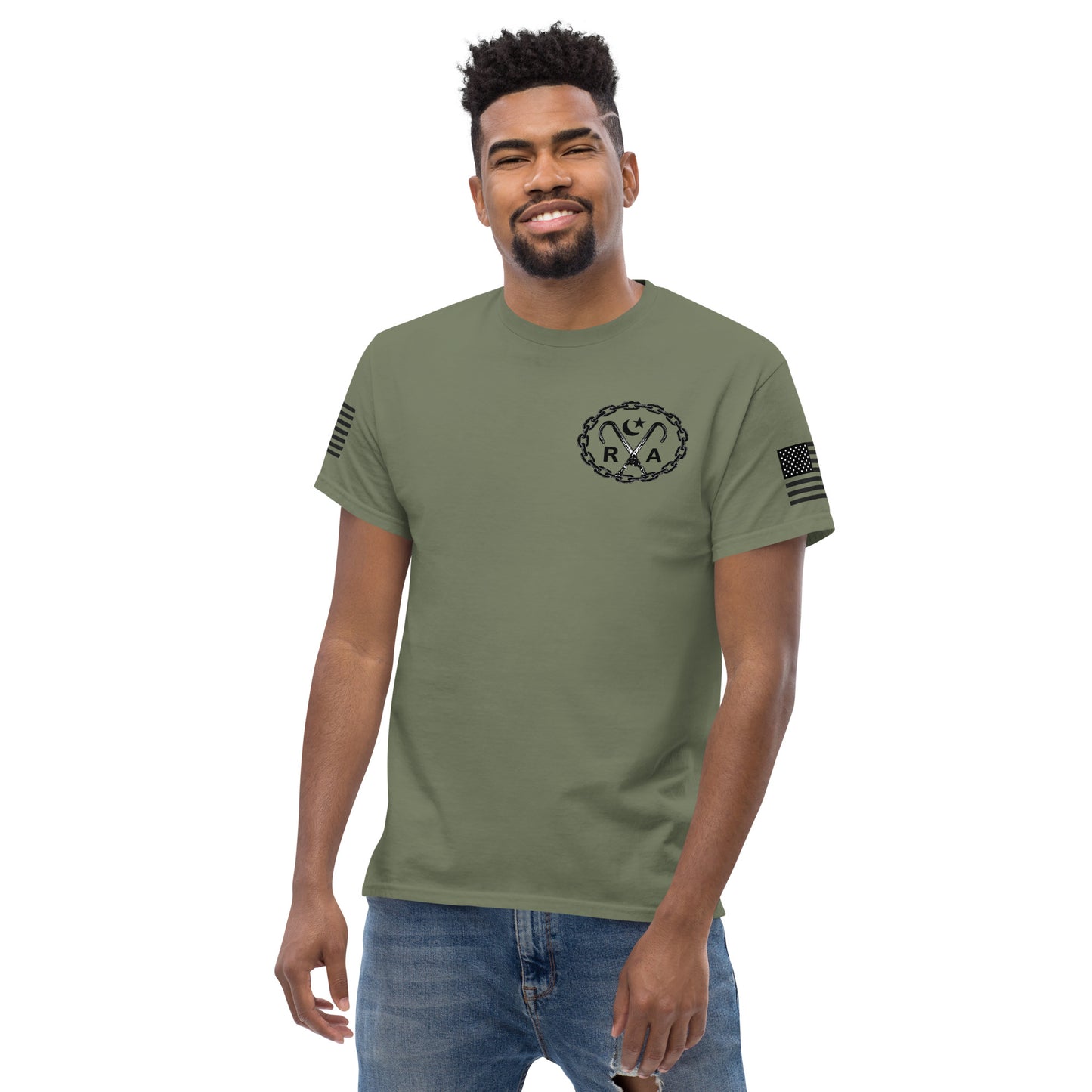 Hook and Chain - Black Ink Men's classic tee