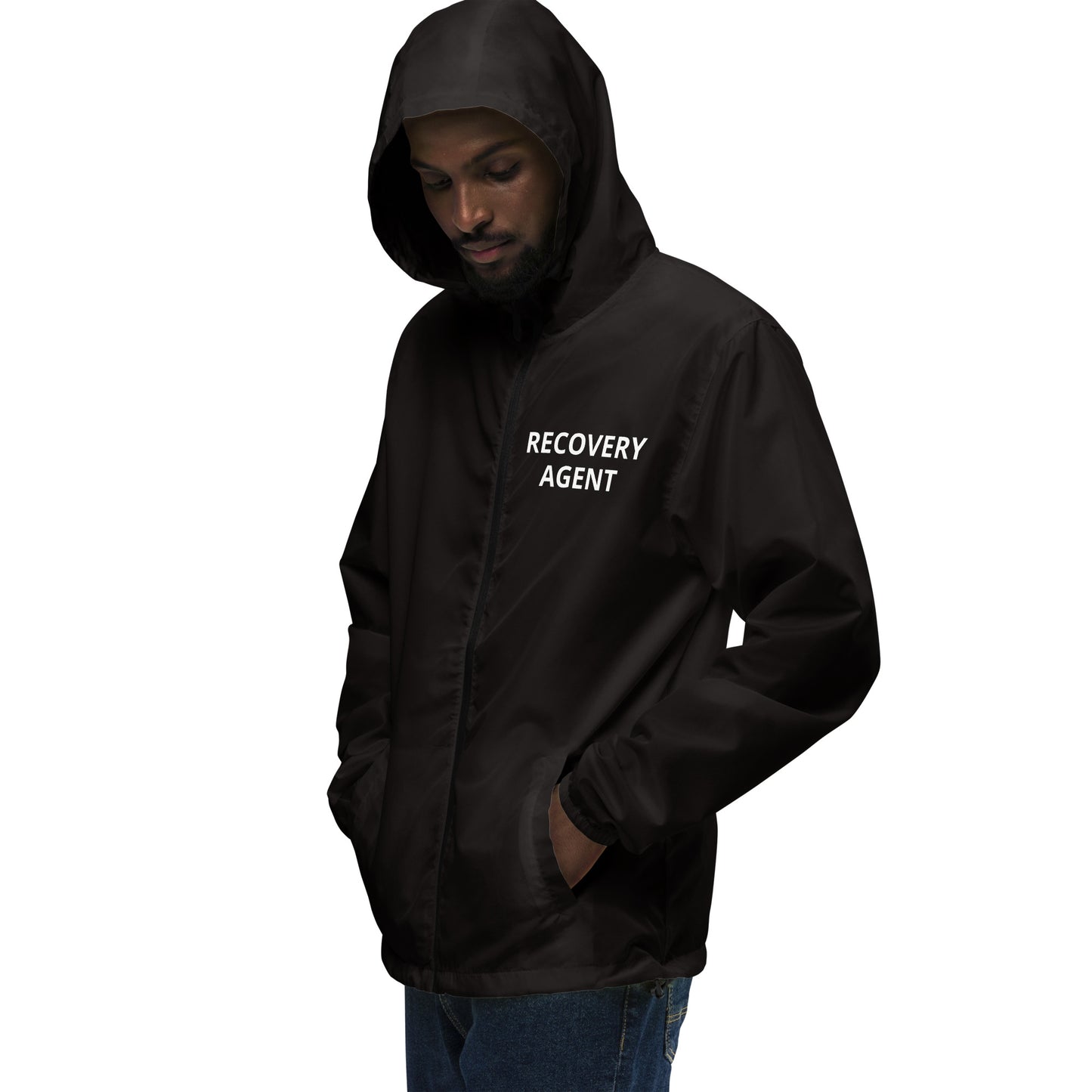 Recovery Agent - Unisex lightweight zip up windbreaker