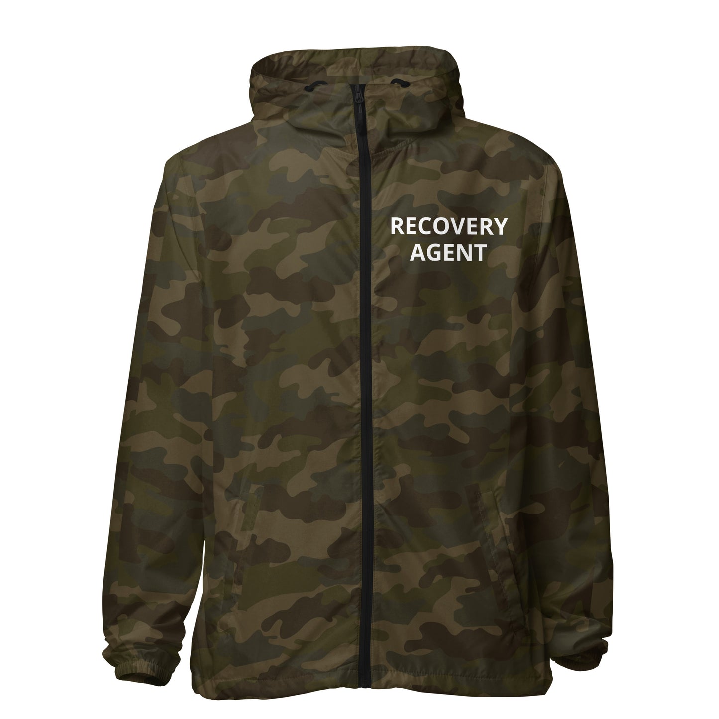 Recovery Agent - Unisex lightweight zip up windbreaker