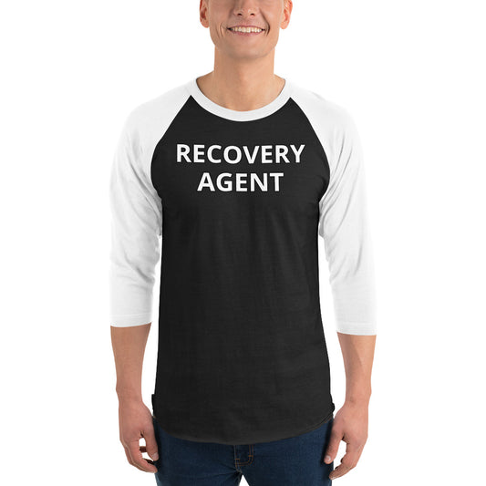 Recovery Agent - 3/4 sleeve raglan shirt
