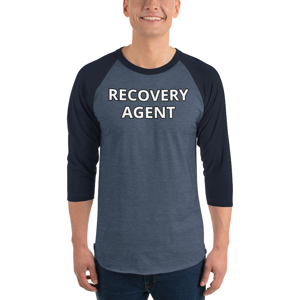 Recovery Agent - 3/4 sleeve raglan shirt