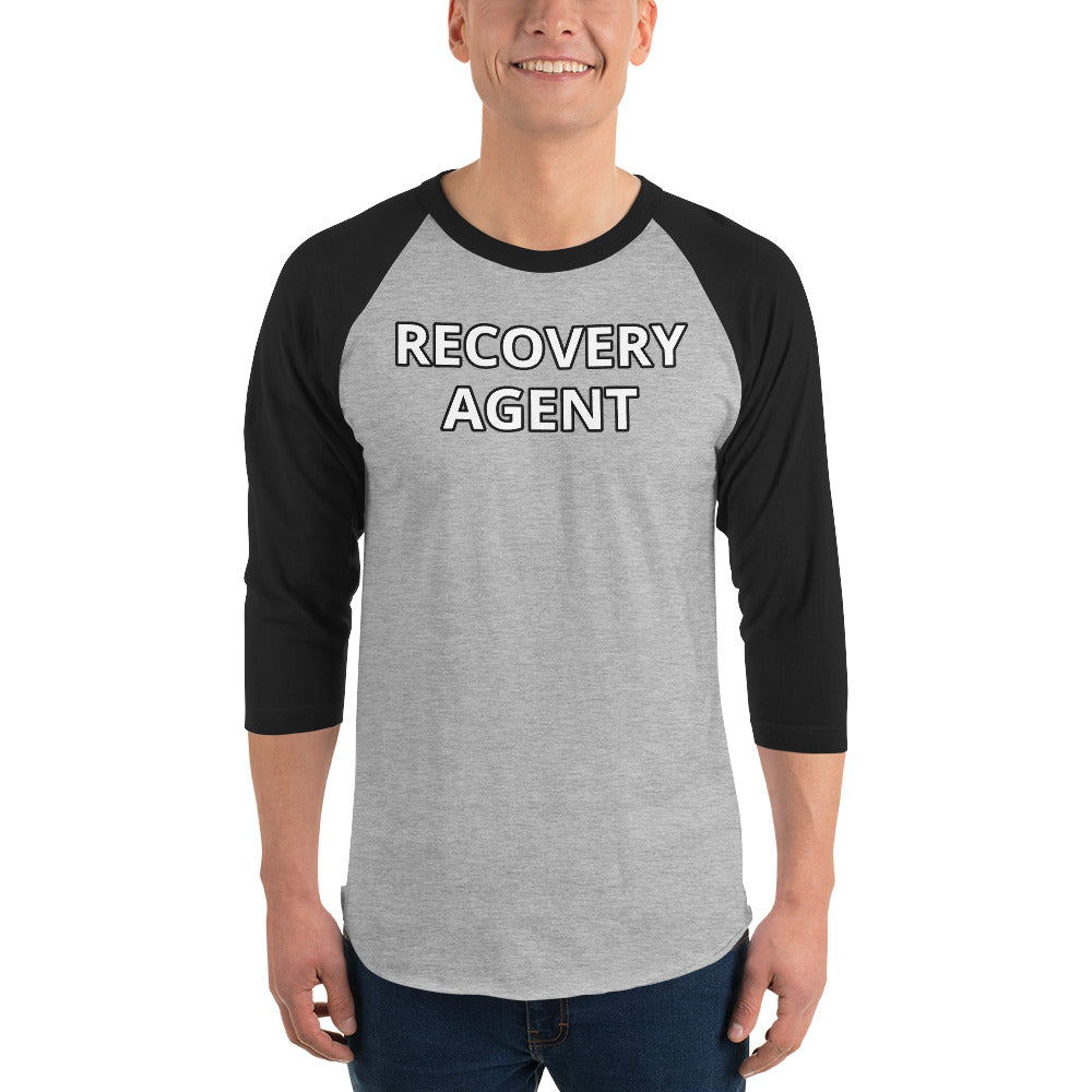 Recovery Agent - 3/4 sleeve raglan shirt