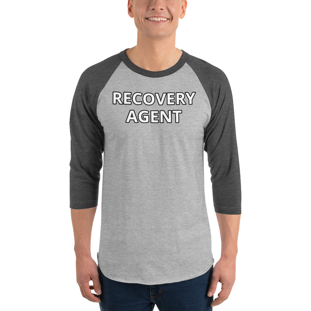 Recovery Agent - 3/4 sleeve raglan shirt