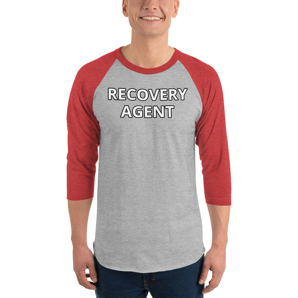 Recovery Agent - 3/4 sleeve raglan shirt