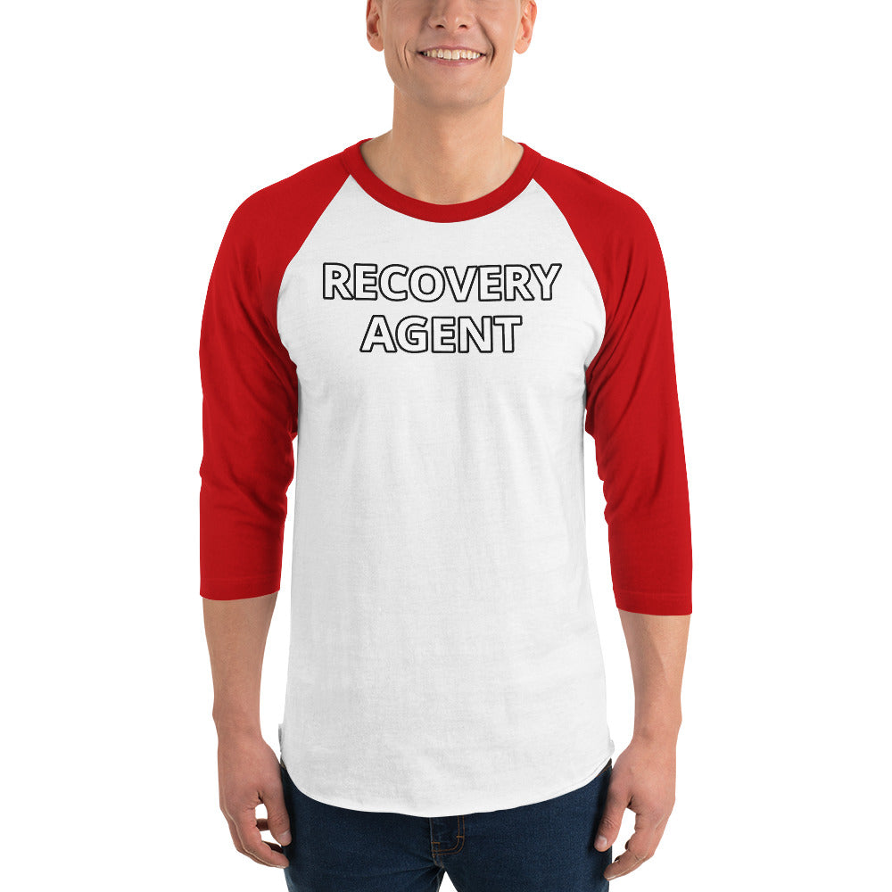 Recovery Agent - 3/4 sleeve raglan shirt